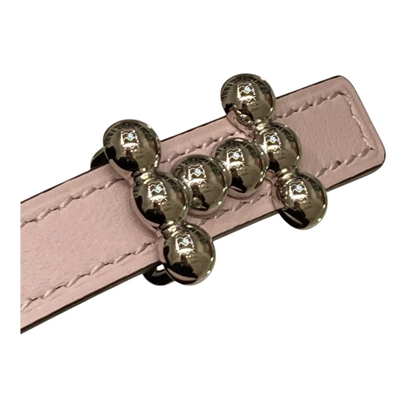 HERMES 愛馬仕 U刻 BELT 細皮帶 70CM 夢幻紫 銀釦-2