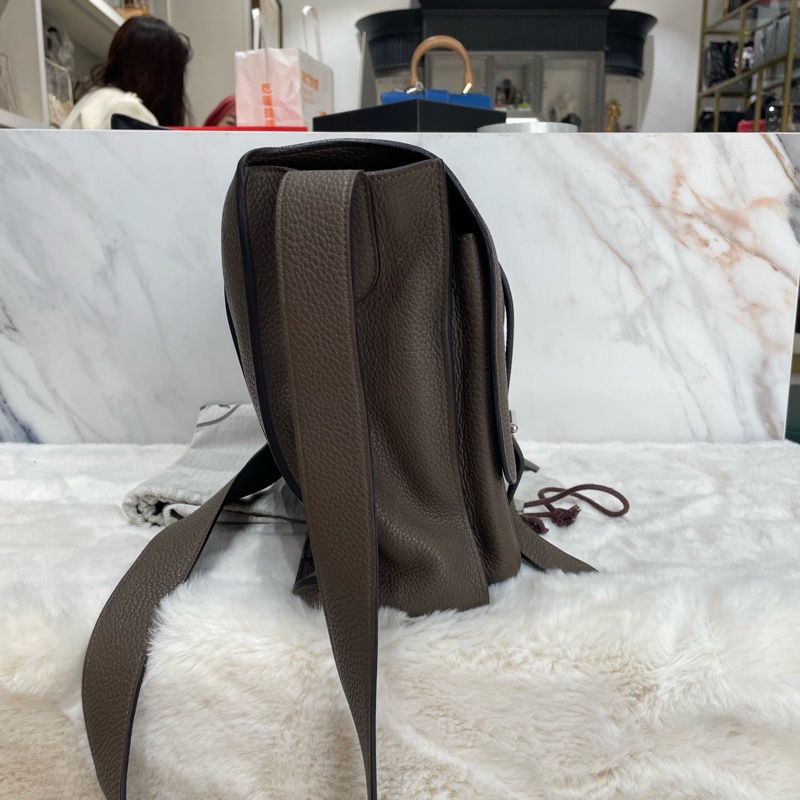 Hermes愛馬仕男士雙扣郵差包斜挎包 尺寸38×29,togo皮-2