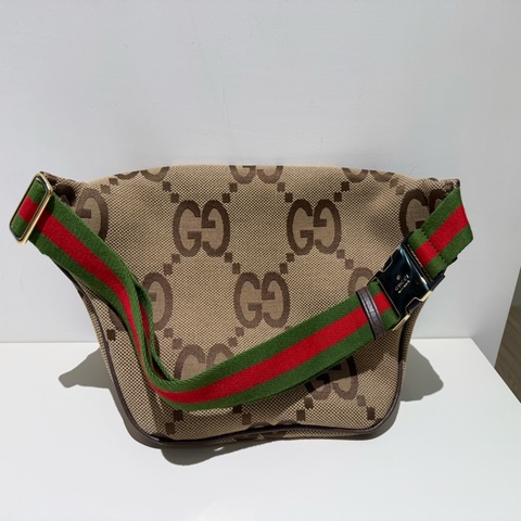 Gucci Canvas Jumbo GG belt bag