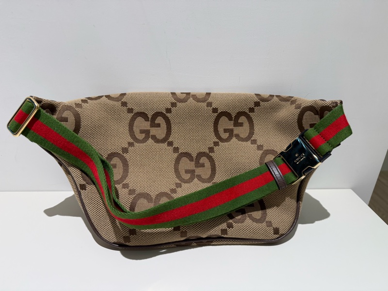 Gucci Canvas Jumbo GG belt bag-0