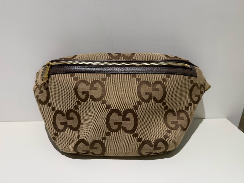 Gucci Canvas Jumbo GG belt bag-1