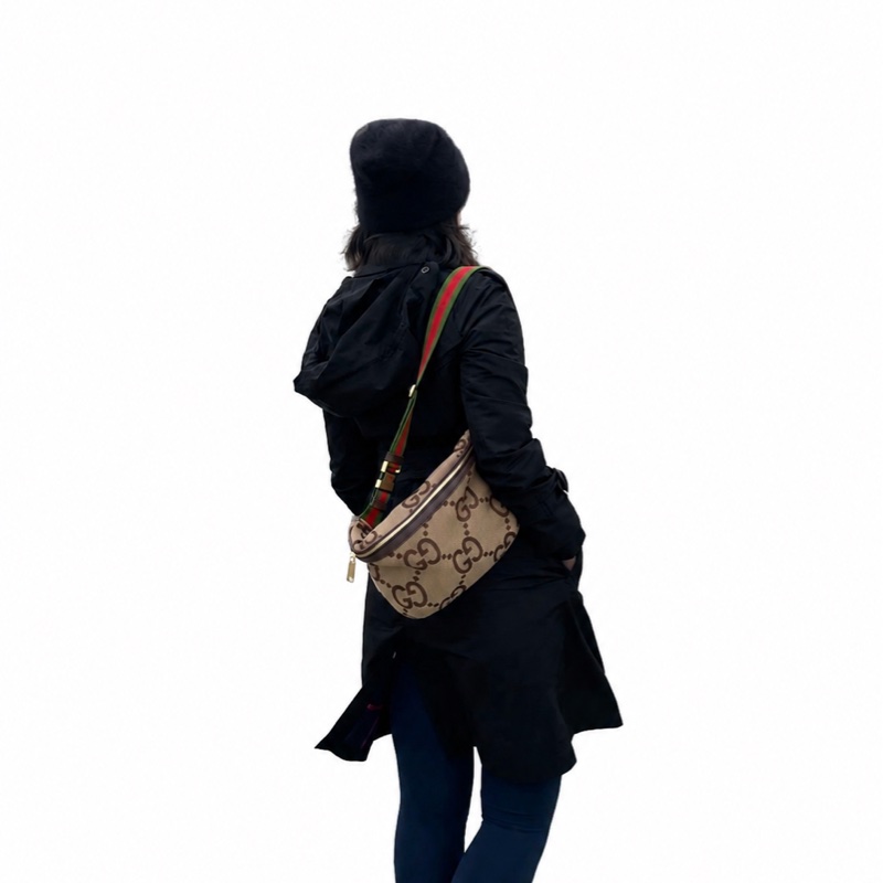 Gucci Canvas Jumbo GG belt bag-8