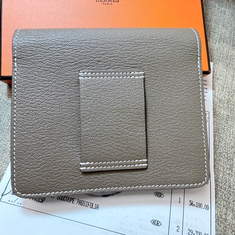 愛馬仕hermes roulis豬鼻子slim 大象灰-5