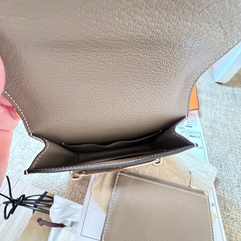 愛馬仕hermes roulis豬鼻子slim 大象灰-11