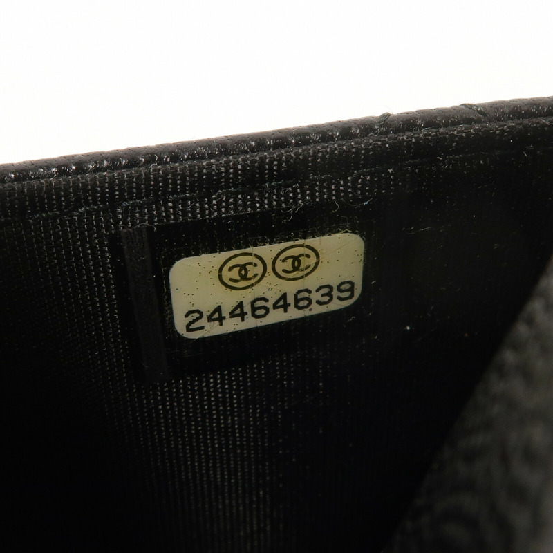 CHANEL 牛皮皮革Golden Class Double CC Wallet On Chain鏈帶肩背袋-6