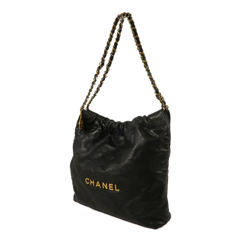 CHANEL 牛皮皮革Chanel 22 Small鏈帶肩背袋-1