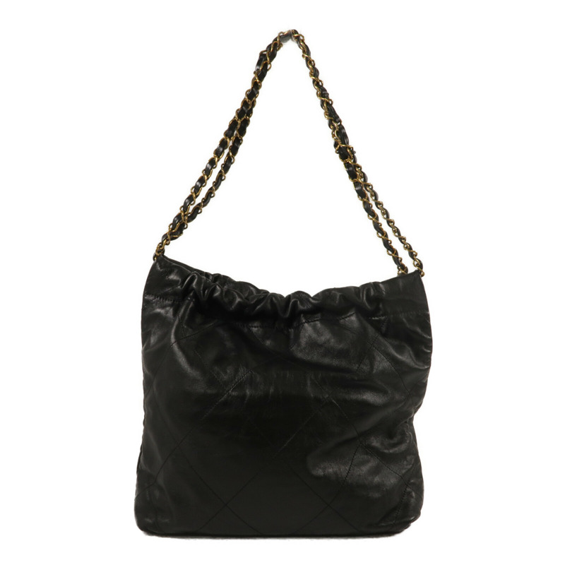 CHANEL 牛皮皮革Chanel 22 Small鏈帶肩背袋-2