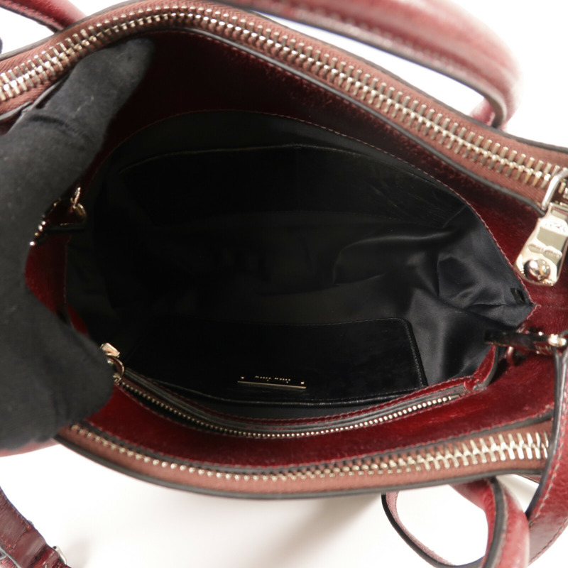 Miu Miu 牛皮皮革2 Way Shoulder手挽肩背兩用袋-4