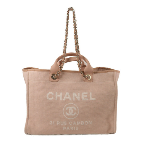 CHANEL 帆布Deauville手挽袋