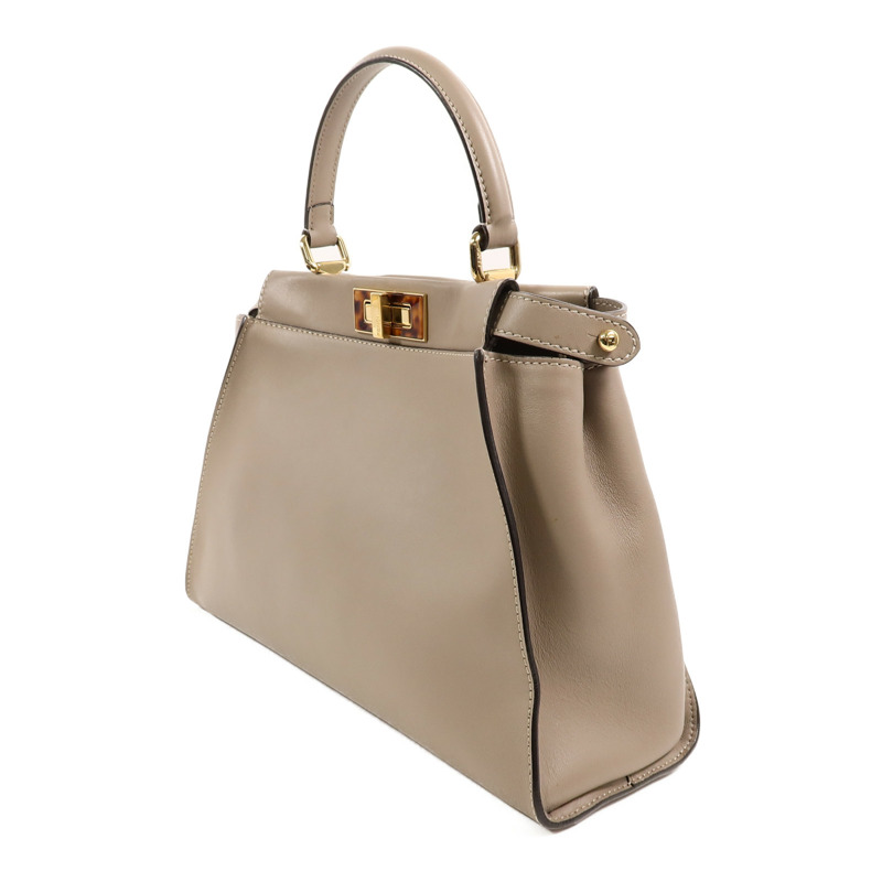 FENDI 牛皮皮革Peekaboo Medium手挽肩背兩用袋-2