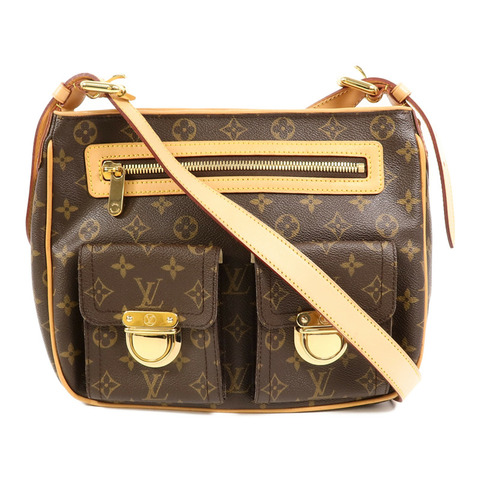 LOUIS VUITTON Monogram Hudson GM金扣肩背袋