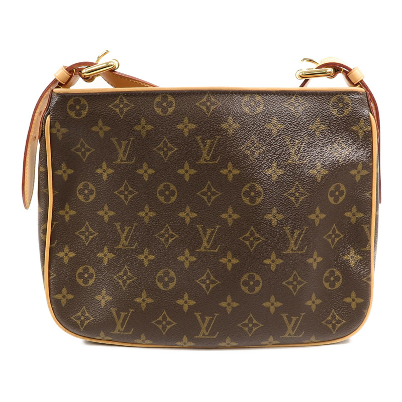 LOUIS VUITTON Monogram Hudson GM金扣肩背袋-1