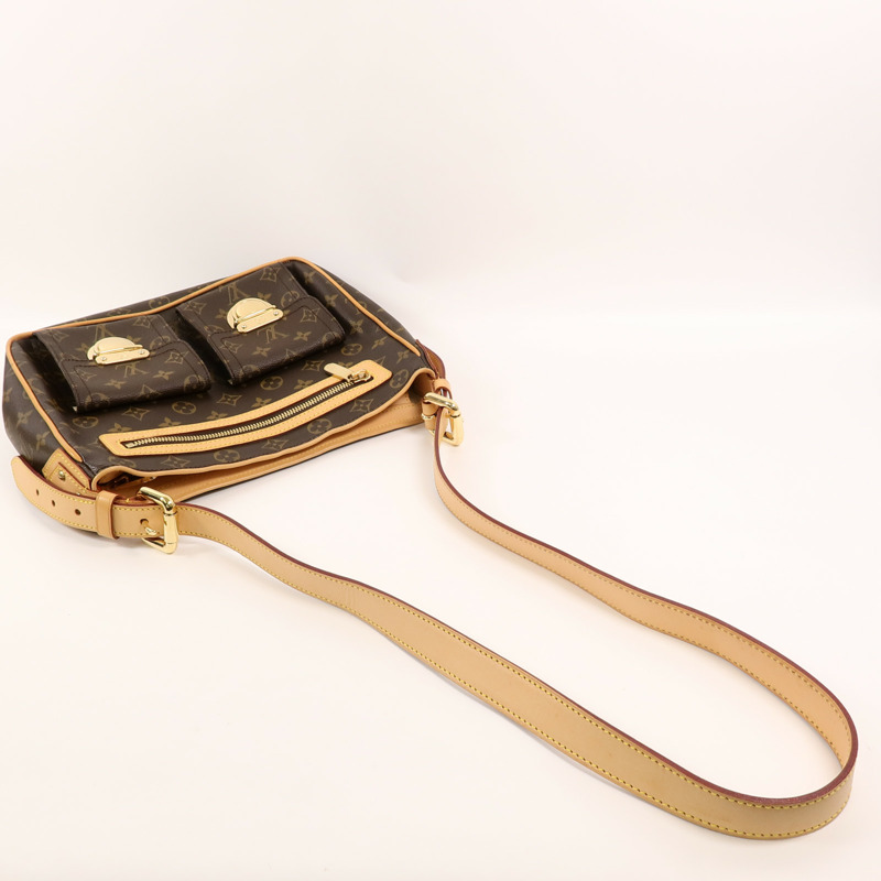 LOUIS VUITTON Monogram Hudson GM金扣肩背袋-7
