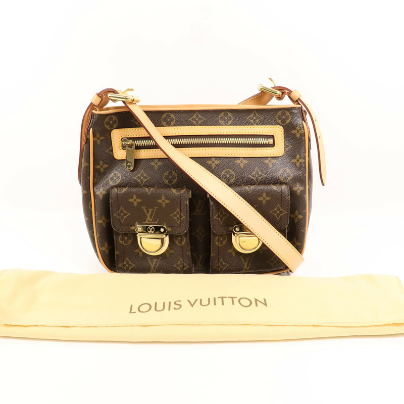 LOUIS VUITTON Monogram Hudson GM金扣肩背袋-8