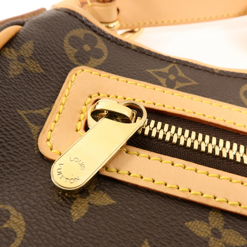 LOUIS VUITTON Monogram Hudson GM金扣肩背袋-9
