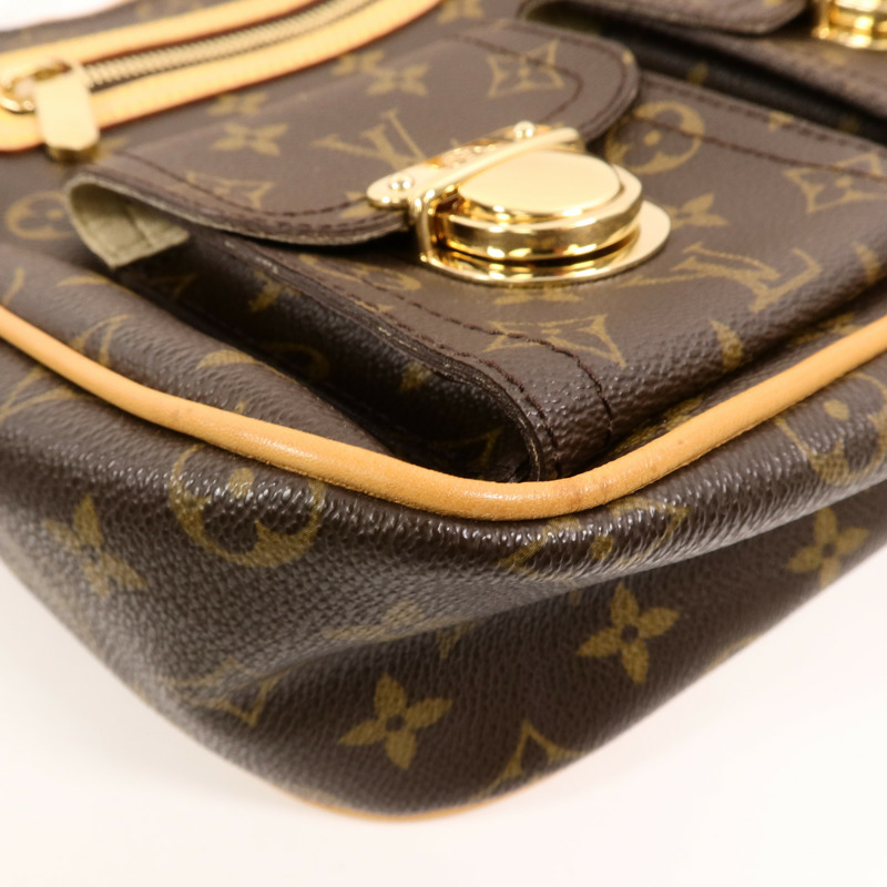 LOUIS VUITTON Monogram Hudson GM金扣肩背袋-12