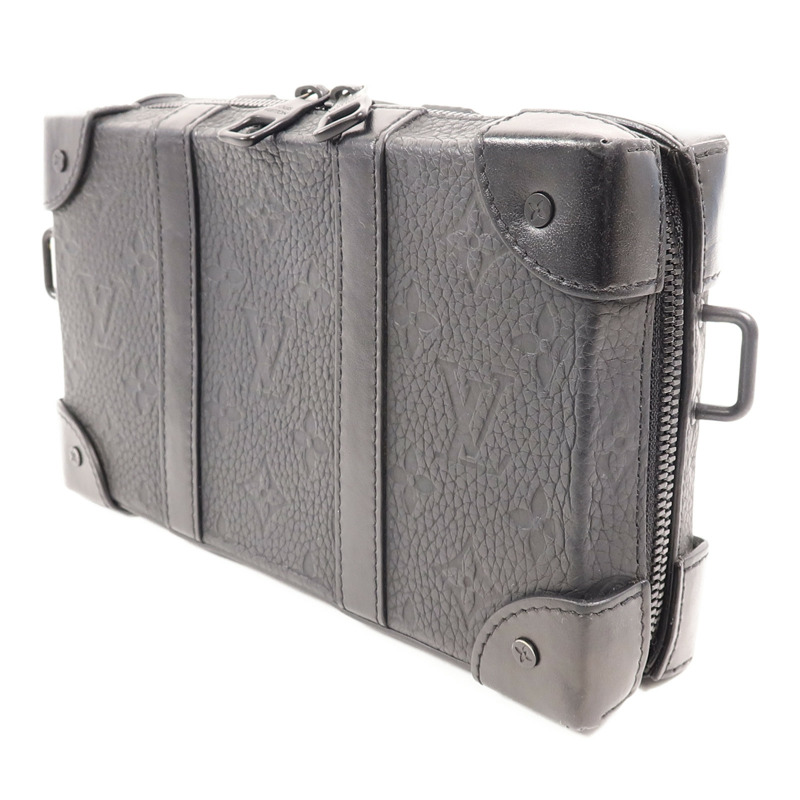 LOUIS VUITTON Monogram Taurillon Soft Trunk Wallet肩背袋-2