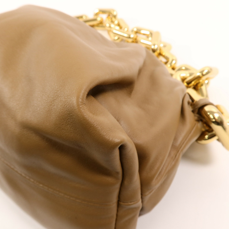 BOTTEGA VENETA 牛皮皮革Chain Pouch鏈帶肩背袋-10