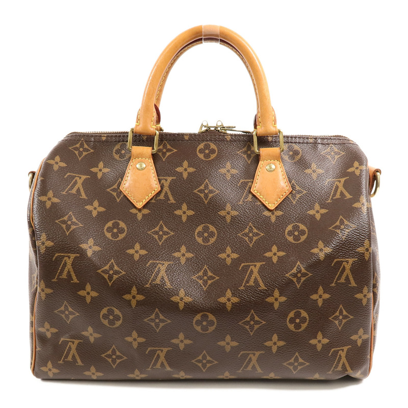 LOUIS VUITTON Monogram Speedy Bandouliere 30手挽肩背兩用袋-1