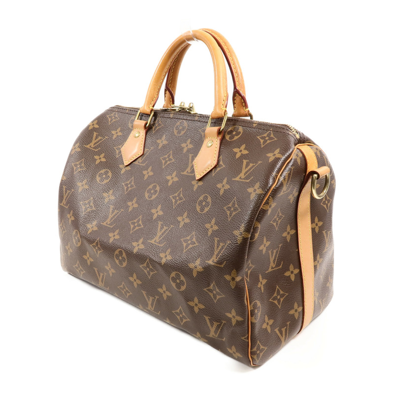 LOUIS VUITTON Monogram Speedy Bandouliere 30手挽肩背兩用袋-2