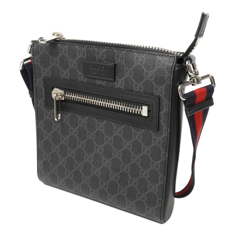 GUCCI 塗層帆布Messenger Bag肩背袋-2