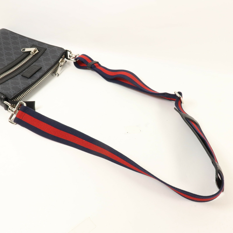 GUCCI 塗層帆布Messenger Bag肩背袋-7