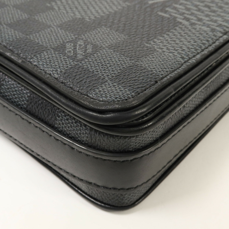 LOUIS VUITTON Damier Graphite Studio Messenger肩背袋-8