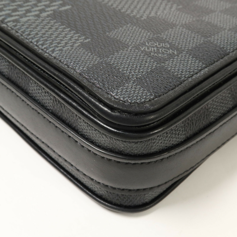 LOUIS VUITTON Damier Graphite Studio Messenger肩背袋-9
