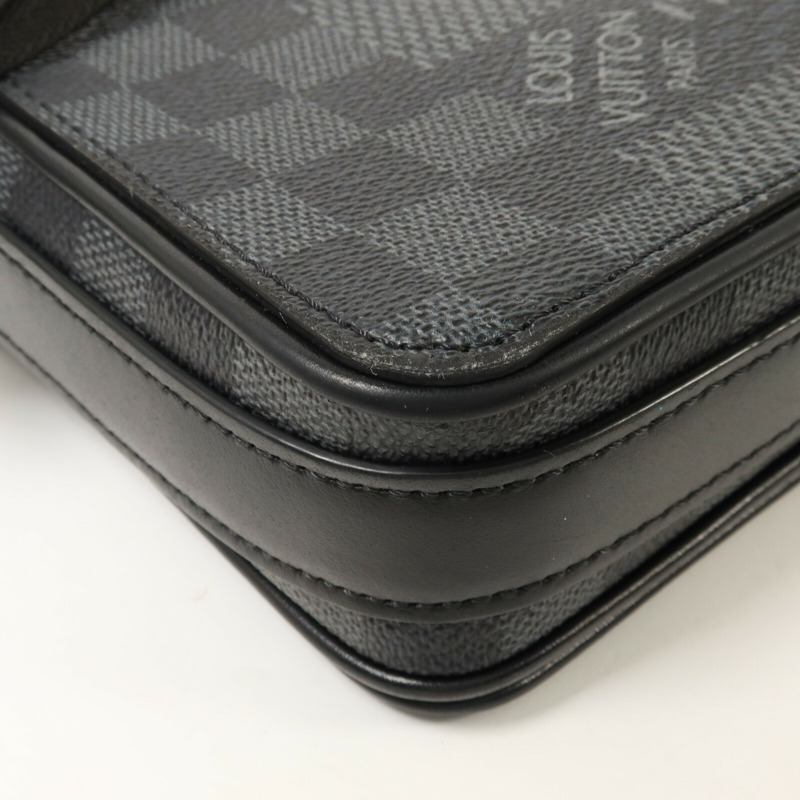 LOUIS VUITTON Damier Graphite Studio Messenger肩背袋-10