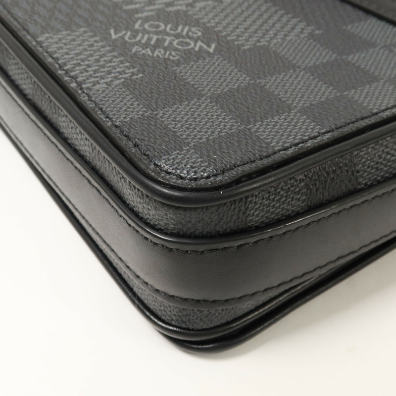 LOUIS VUITTON Damier Graphite Studio Messenger肩背袋-11