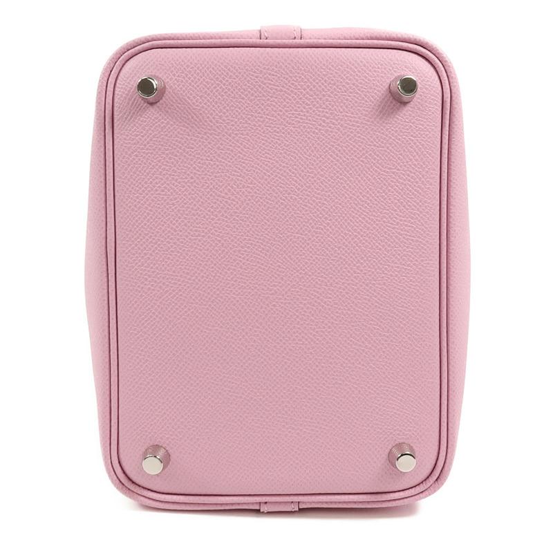 HERMES Epsom皮革Picotin PM手挽袋Mauve Sylvestre-3