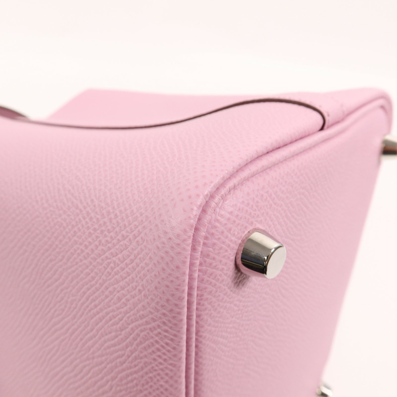 HERMES Epsom皮革Picotin PM手挽袋Mauve Sylvestre-14