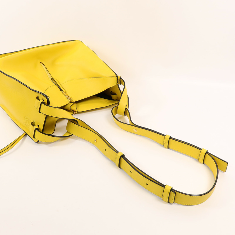 LOEWE 牛皮皮革Hammock Small手挽肩背兩用袋-7
