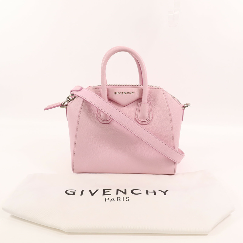 GIVENCHY 牛皮皮革Antigona Mini手挽肩背兩用袋-9