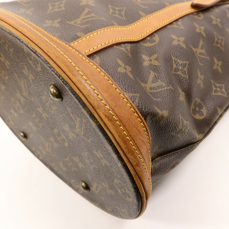 LOUIS VUITTON Monogram Bucket GM手挽袋-9