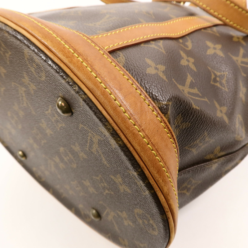 LOUIS VUITTON Monogram Bucket GM手挽袋-11