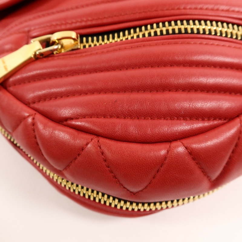 Miu Miu 羊皮皮革2 Way Shoulder手挽肩背兩用袋-14