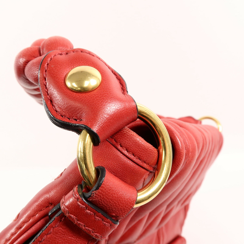 Miu Miu 羊皮皮革2 Way Shoulder手挽肩背兩用袋-18