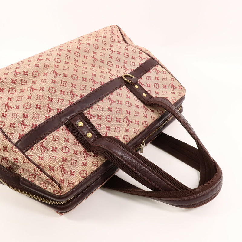 LOUIS VUITTON Monogram Mini Josephine PM手挽袋-7
