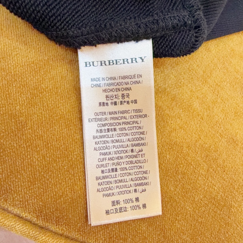 閒置 BURBERRY 戰馬刺繡男女同款連帽拉鍊衛衣-3
