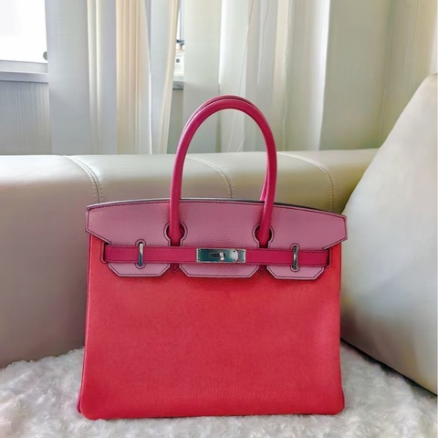 Hermes Birkin 30 愛馬仕經典手提包 /Hermes BIRKIN30 Handbag Pink Tone (Tri-color) Chevre