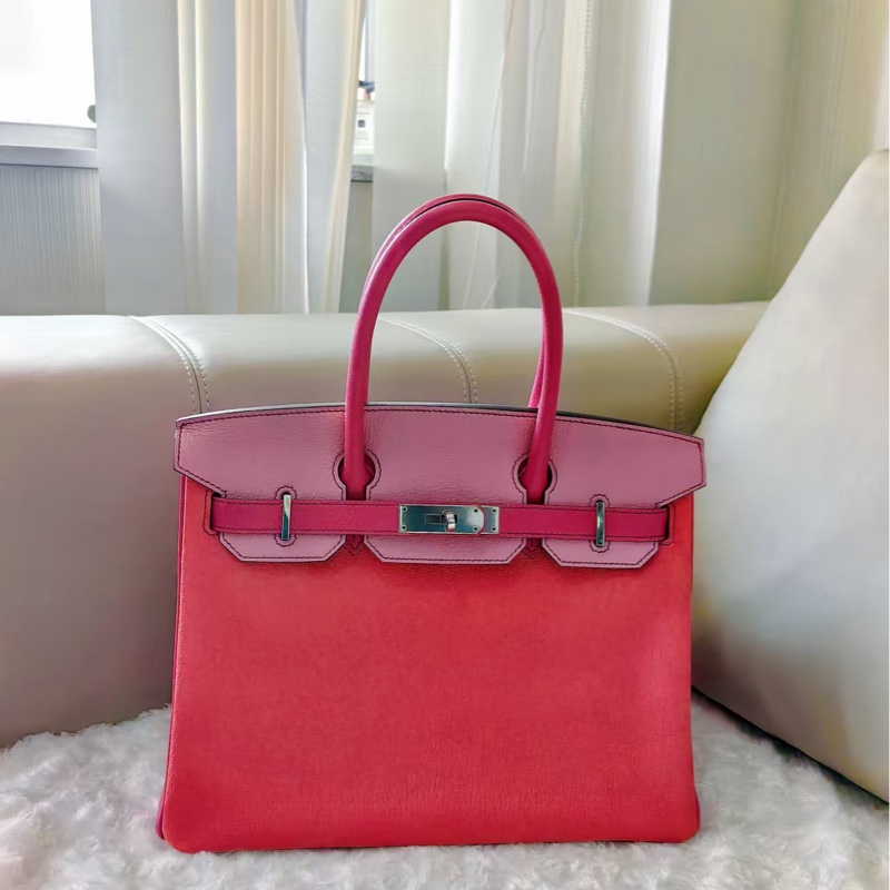 Hermes Birkin 30 愛馬仕經典手提包 /Hermes BIRKIN30 Handbag Pink Tone (Tri-color) Chevre-10