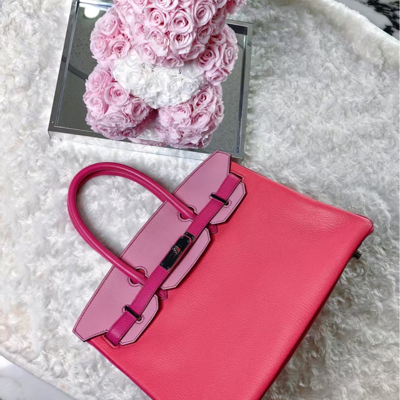 Hermes Birkin 30 愛馬仕經典手提包 /Hermes BIRKIN30 Handbag Pink Tone (Tri-color) Chevre-13