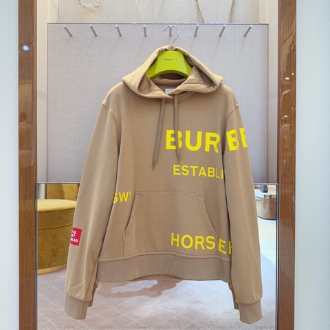 閒置 Burberry Horseferry 印花連帽衛衣 女款