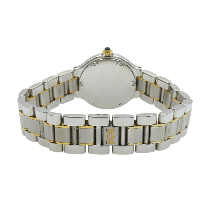 白色錶盤 18K黃金 不鏽鋼 Must 21 腕錶【Cartier 卡地亞】 W10073R6-4