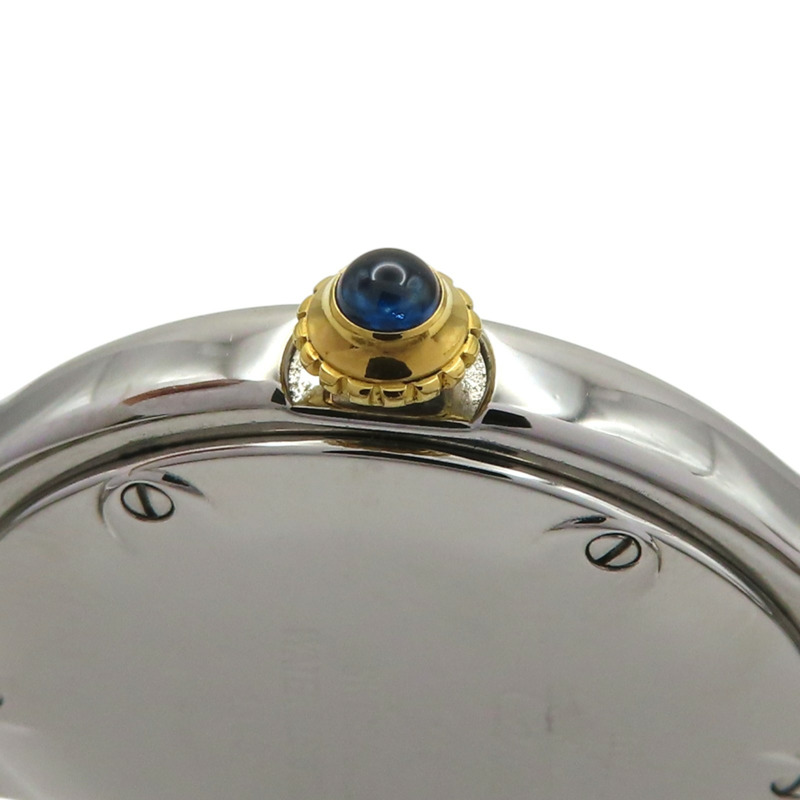 白色錶盤 18K黃金 不鏽鋼 Must 21 腕錶【Cartier 卡地亞】 W10073R6-7