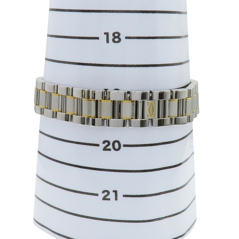 白色錶盤 18K黃金 不鏽鋼 Must 21 腕錶【Cartier 卡地亞】 W10073R6-13