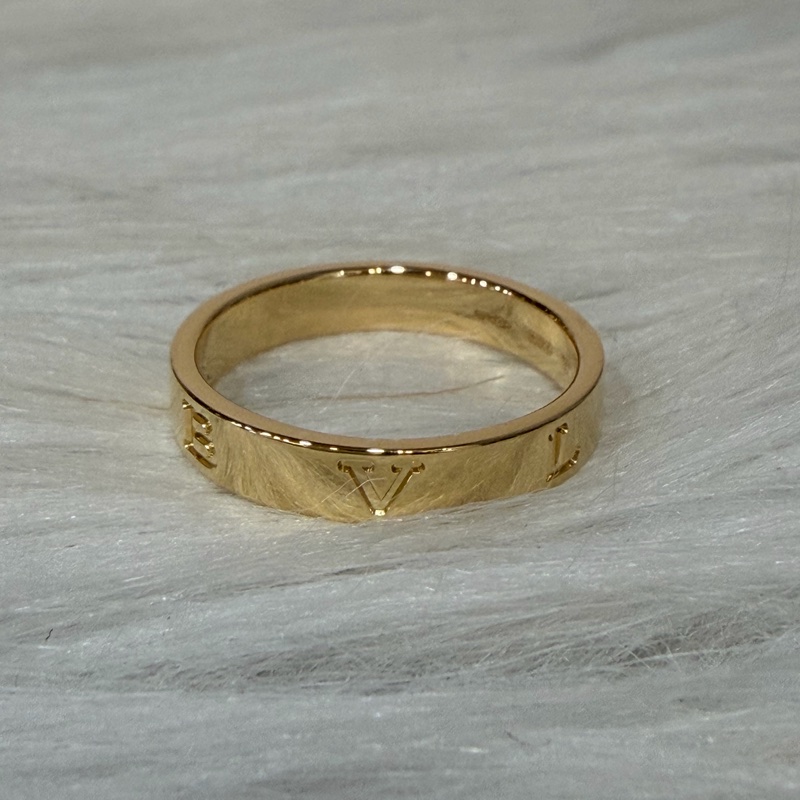 BVLGARI 360358 B.zero1 Essential 黃K 圓戒 戒指-1