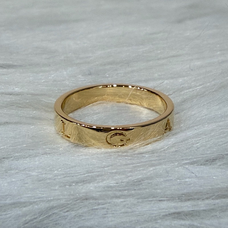 BVLGARI 360358 B.zero1 Essential 黃K 圓戒 戒指-2
