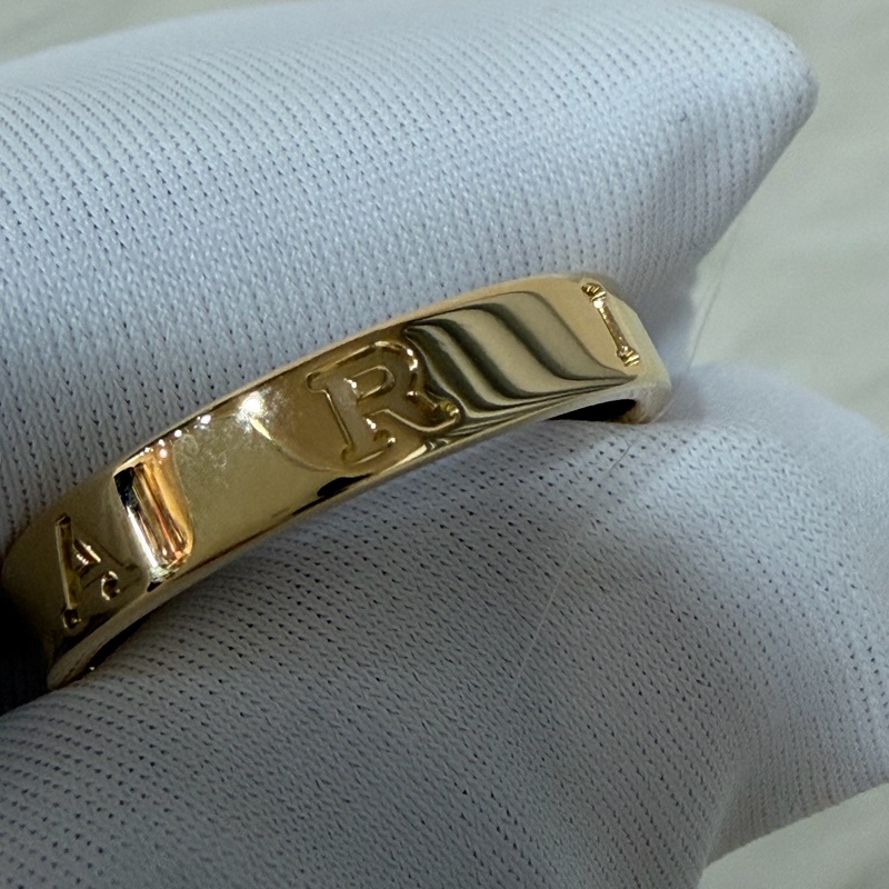 BVLGARI 360358 B.zero1 Essential 黃K 圓戒 戒指-7